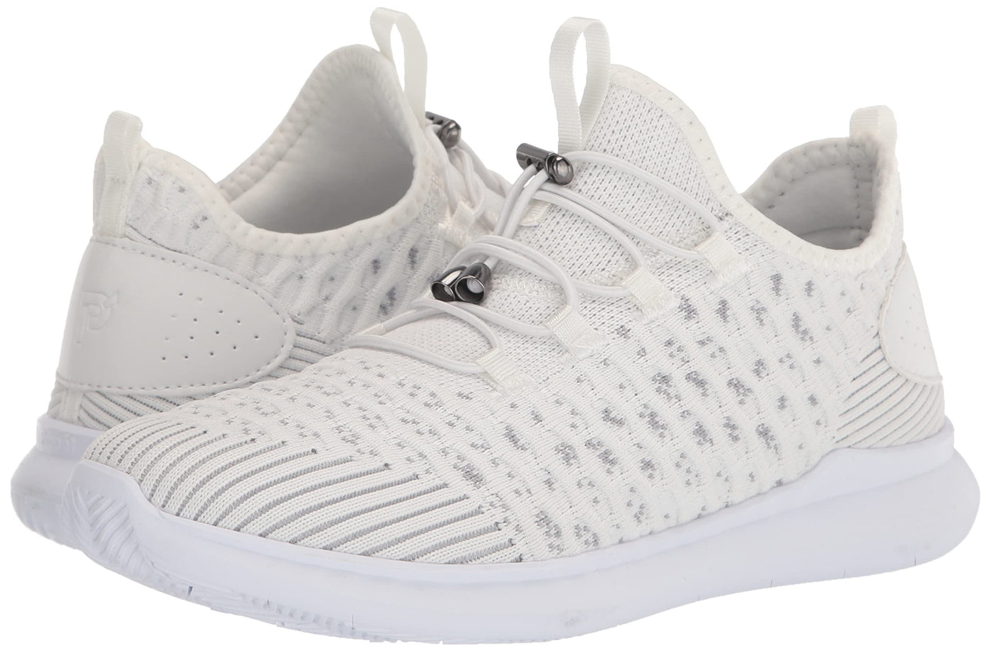 Propét Women's Travelbound Sneaker 9 Wide White Daisy