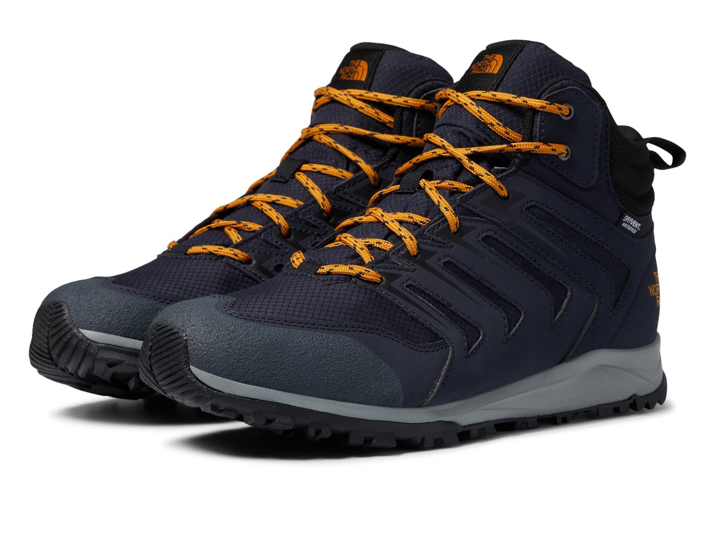 THE NORTH FACE Men's Venture Fasthike II Mid WP, Aviator Navy/Citrine Yellow, 9.5