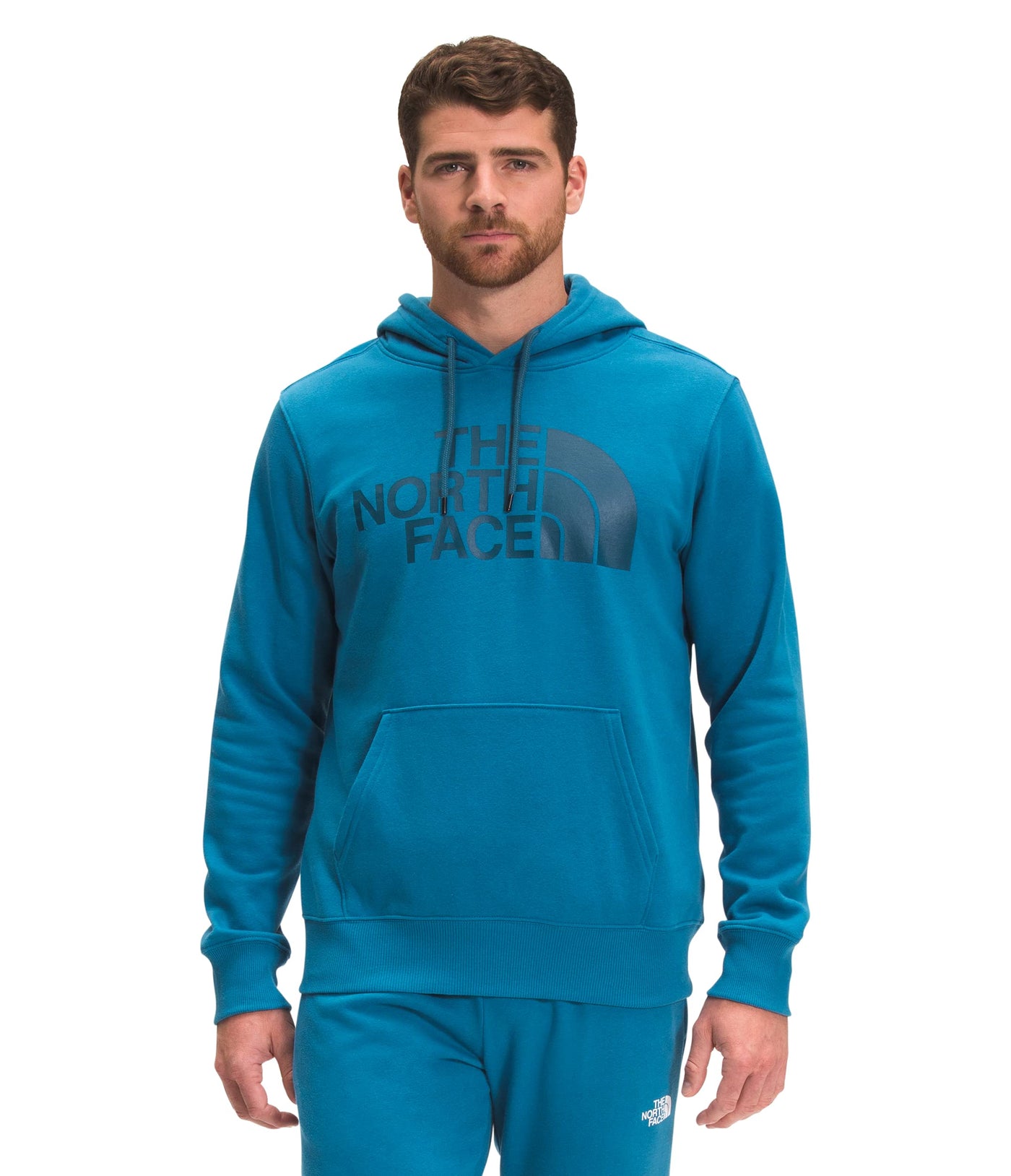 THE NORTH FACE Men's Half Dome Pullover Hoodie (Standard and Big Size), Banff Blue, Medium