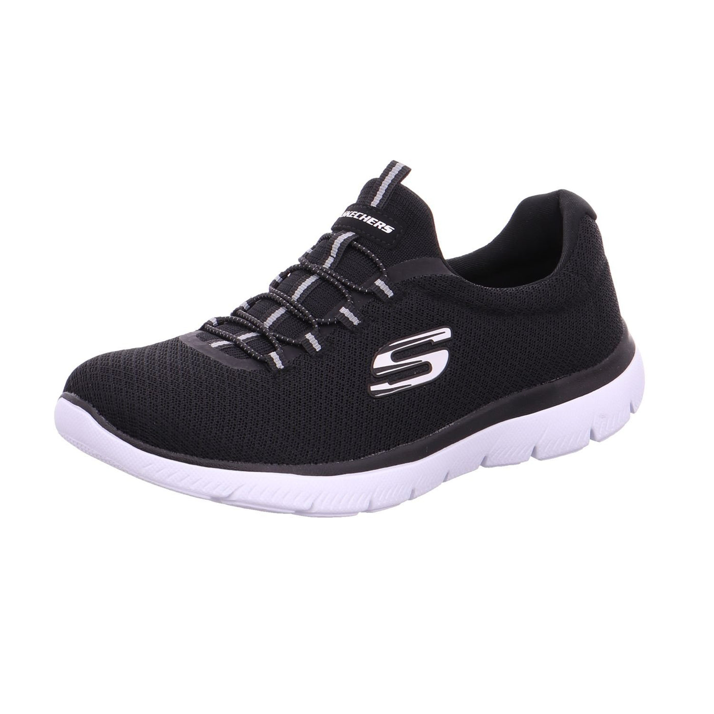 Skechers Women's Summits Sneaker 8 Black/White Bkw