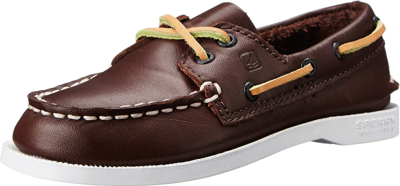 Sperry Top-Sider A/O Loafer, Brown Leather, 4M US Big Kid