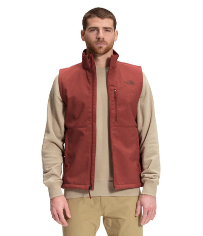 THE NORTH FACE Men's Apex 2 Bionic Softshell Vest, Brick House Red Heather, X-Small