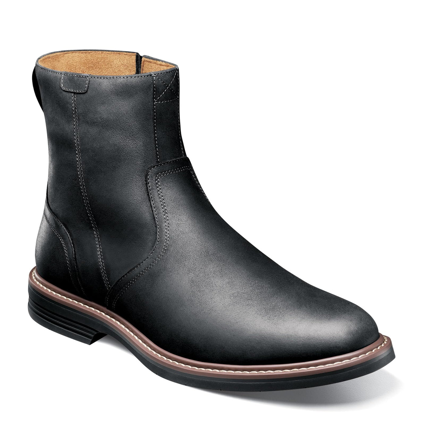 Florsheim Men's, Norwalk Side Zip Boot 10 Black