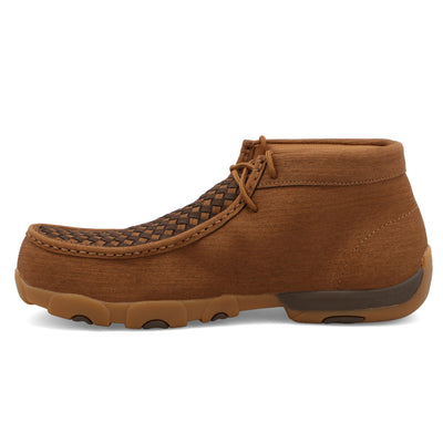 Twisted X Men's Work Chukka Driving Moc, Moc Toe Nano Toe with CellSole, Clay & Cocoa, 7 M