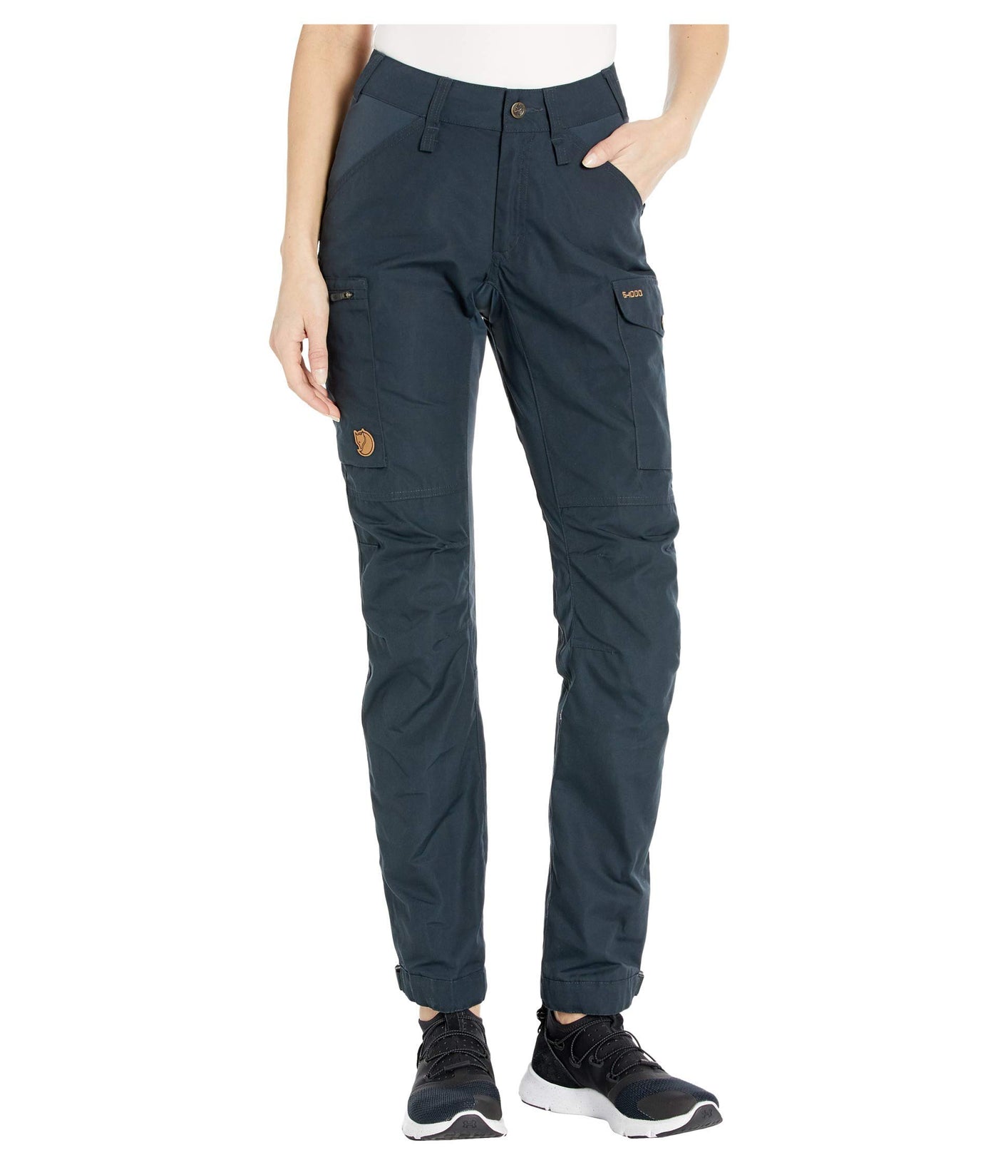 Fjällräven Kaipak Trousers Curved Dark Navy 38 (US Womens 6-8) 30