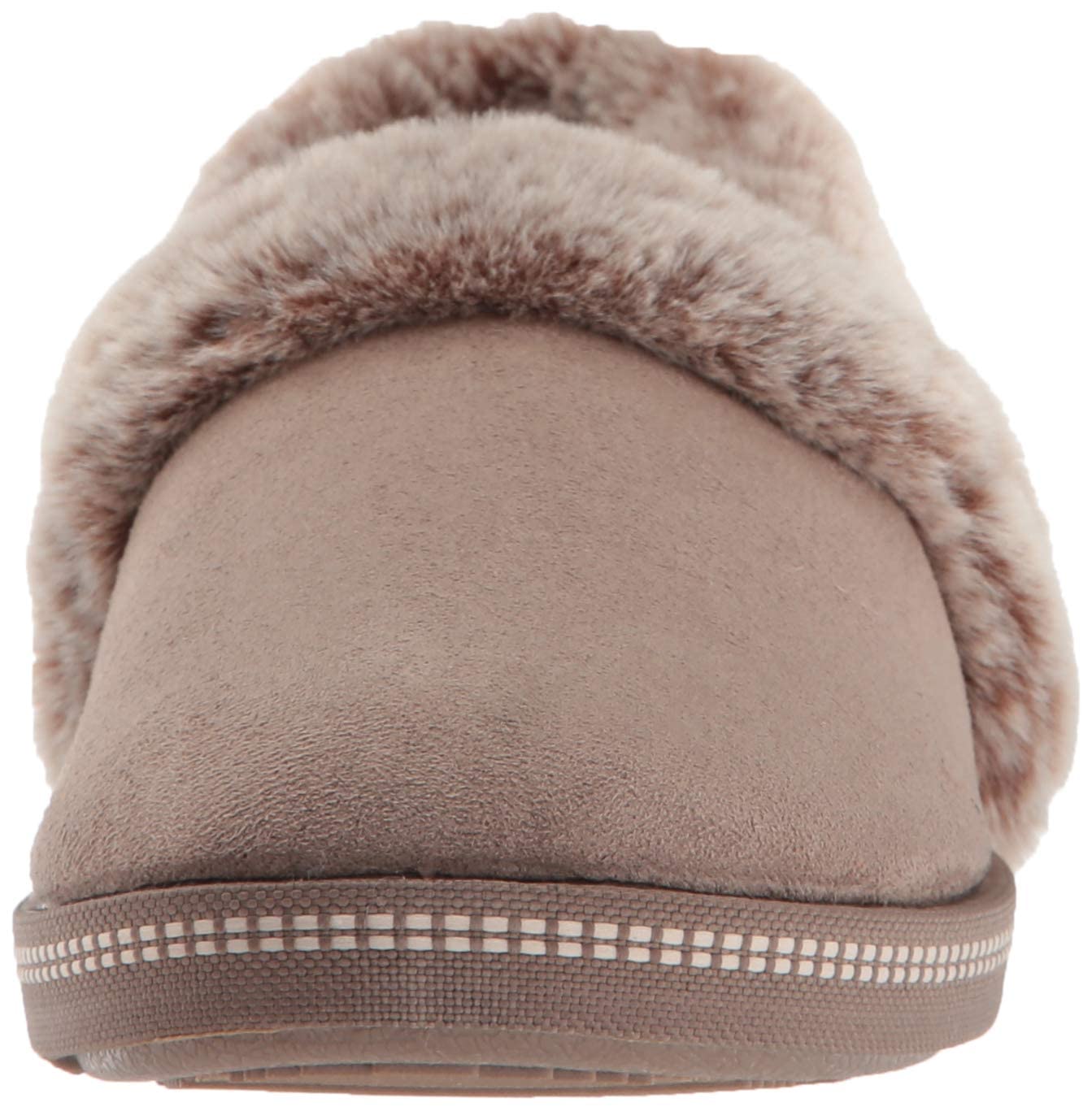 Skechers Women's Cozy Campfire-Team Toasty Slipper, Dark Taupe, 9.5