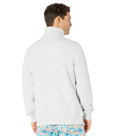 THE NORTH FACE Longs Peak Quilted 1/4 Zip Medium Tin Grey Heather