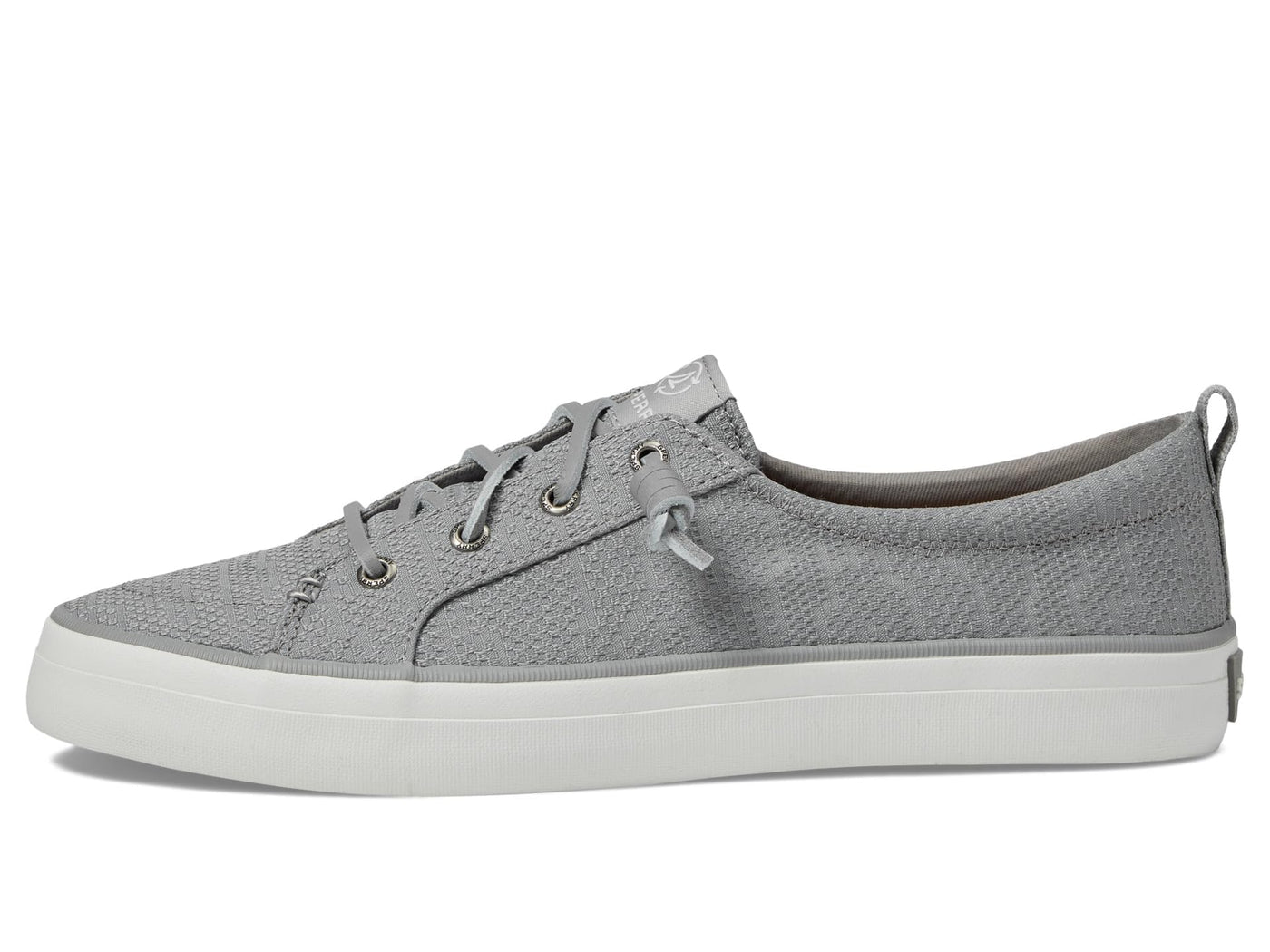 Sperry Women's Crest Vibe Seasonal Sneaker, Grey, 10