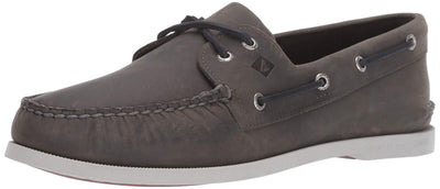 Sperry Men's Authentic Original 2-Eye Boat Shoe, Onyx, 11.5 M US