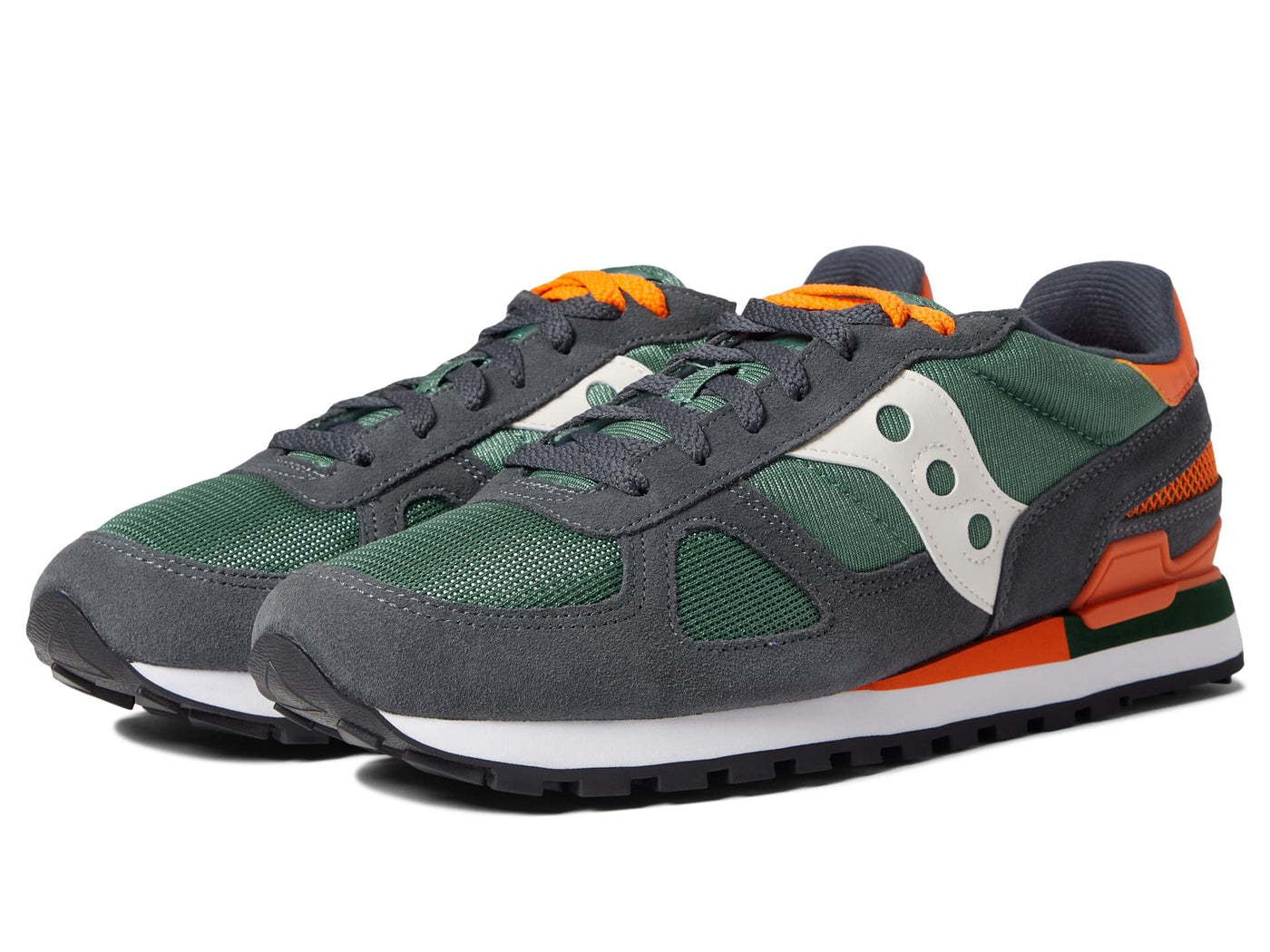 Saucony Unisex Shadow Original Sneaker, Dark Grey/Green, 8.5 US Women