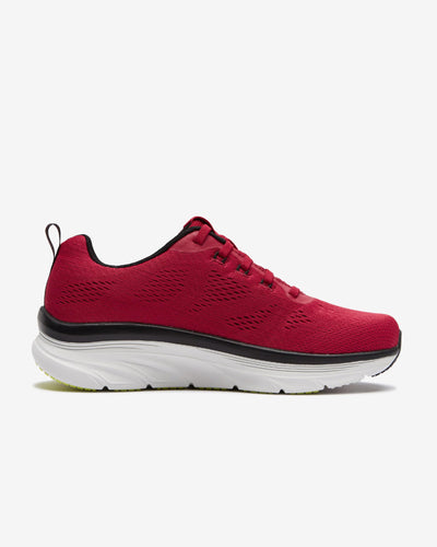 Skechers Men's Relaxed Fit: D'Lux Walker Commuter Sneaker 10 Red,white,black