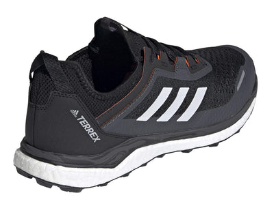 adidas Terrex Men's Agravic Flow Black/Crystal White/Solar Red 10 D (M)