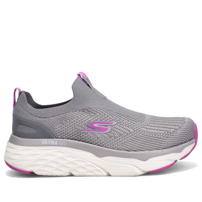 Skechers Max Cushioning Elite - Promised Charcoal/Purple 8.5 B (M)