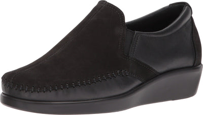 SAS Dream Comfort Loafer 9 Charcoal/Black