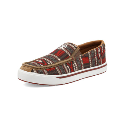 Twisted X Men's Hooey Slip-On Loper, Moc Toe, Nomad Multi, 9.5 M