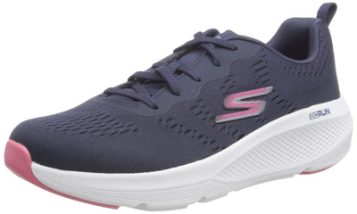 Skechers Women's Go Run Elevate Mesh Lace-up Sneaker, Navy, 7