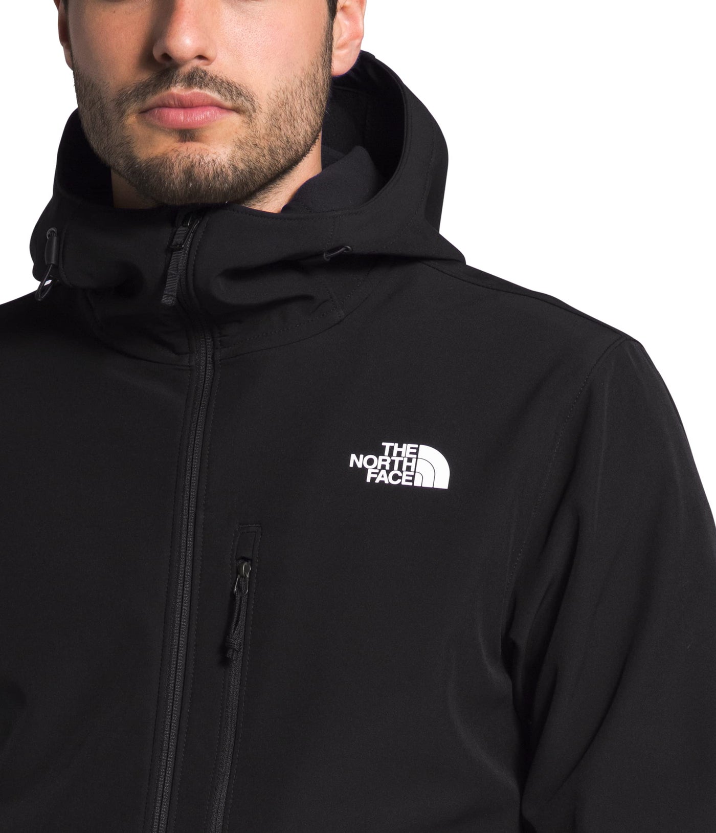 THE NORTH FACE Men’s Apex Bionic 2 DWR Softshell Hooded Jacket, TNF Black, X-Small