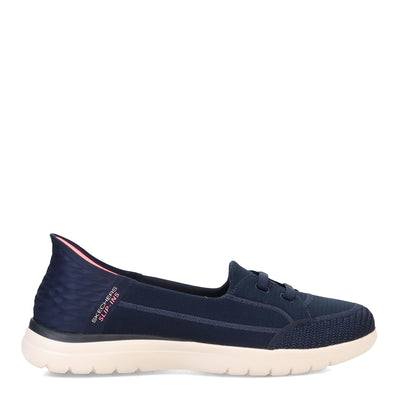 Skechers Women's On the go Flex Top Notch Hands Free Slip ins 6.5 Navy