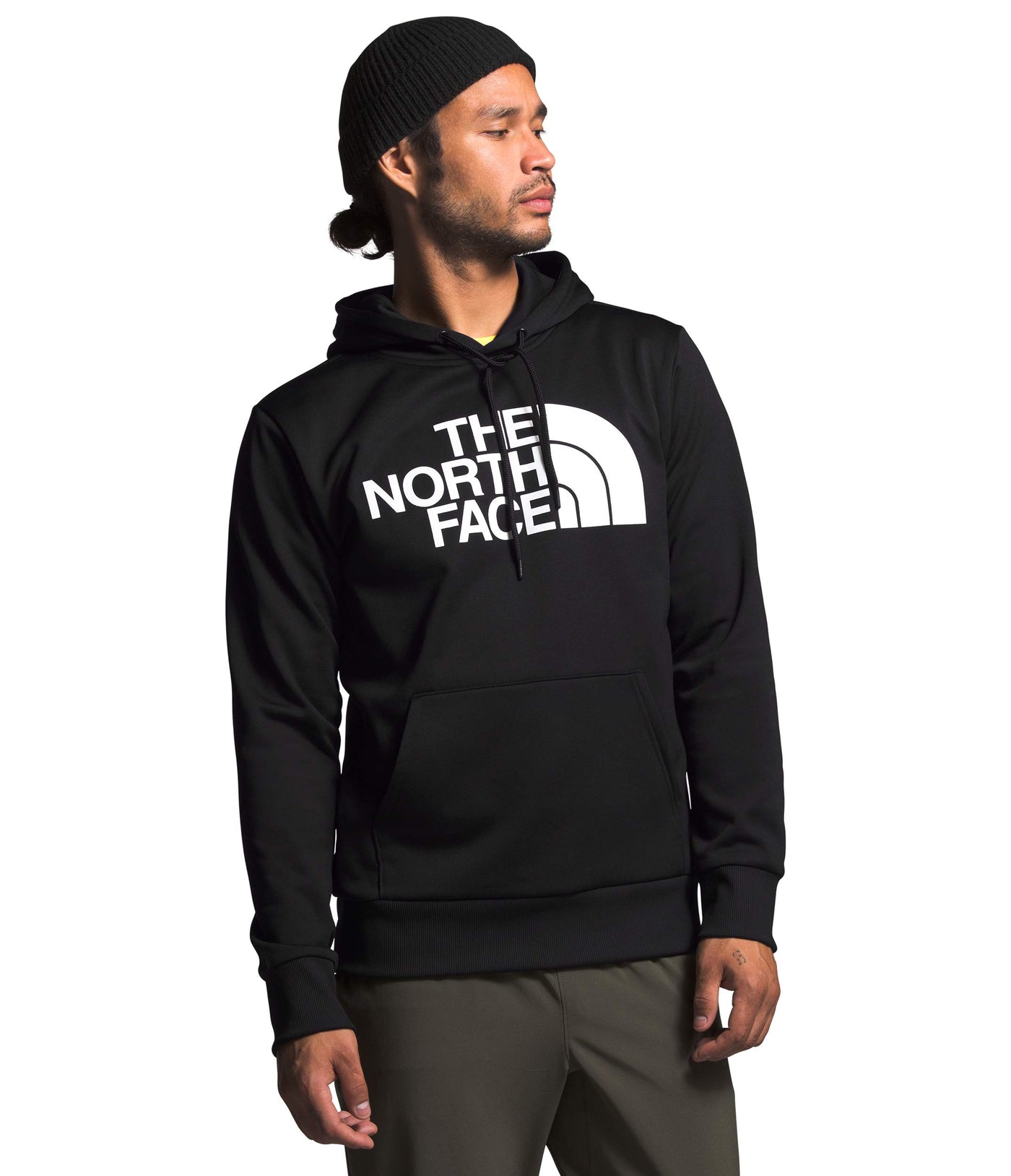 THE NORTH FACE Men's New Surgent Half Dome Pullover Hoodie, TNF Black, Small