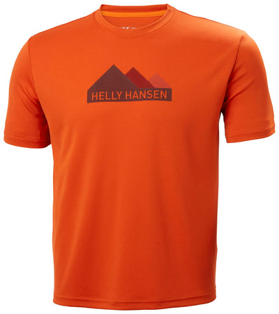 Helly-Hansen Men's HH Tech Graphic T-Shirt 300 Patrol Orange Large