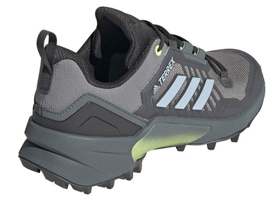 adidas Women's Terrex Swift R3 Hiking Shoe, Grey Three/Halo Blue/Hi-Res Yellow - 8