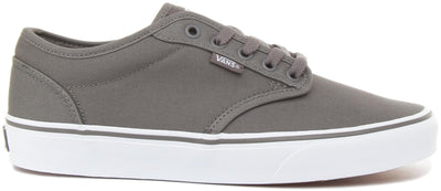 Vans Men's Atwood Canvas Trainers Sneaker, Canvas Pewter White, 10.5 M US