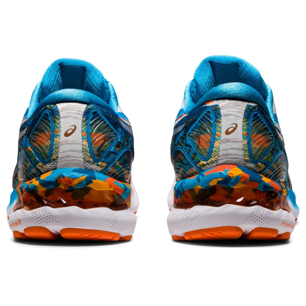 ASICS Gel-Nimbus® 23 Silver Aqua/Marigold Orange 8.5 D (M)