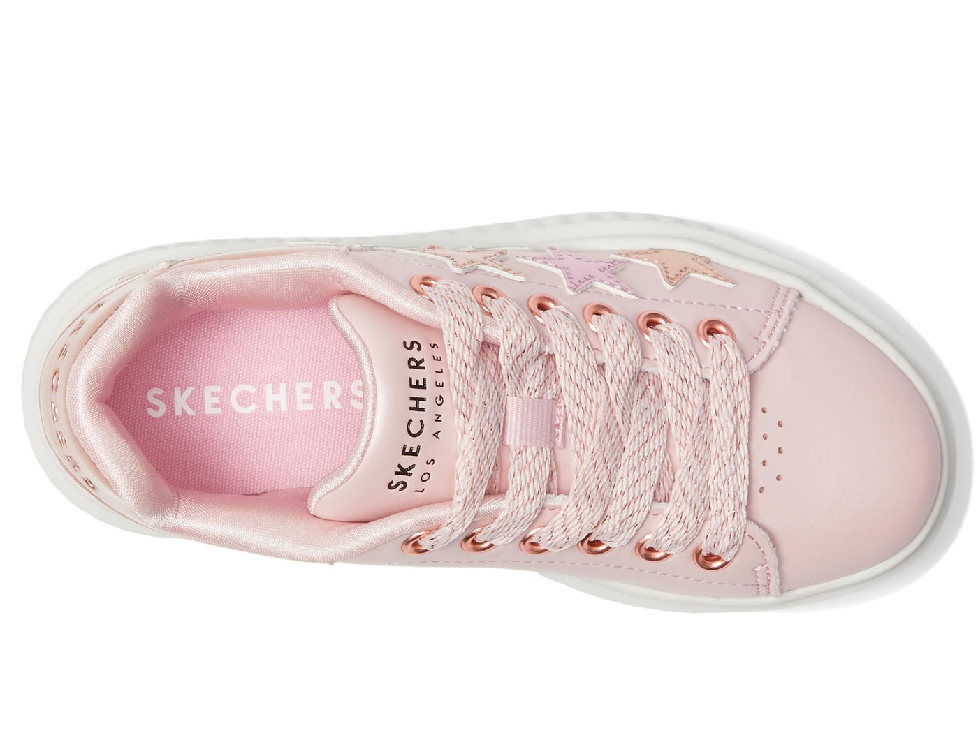 Skechers Kids Girls Hi Ridge-Superstardom Sneaker, Link Pink/Multi, 12.5 Little Kid