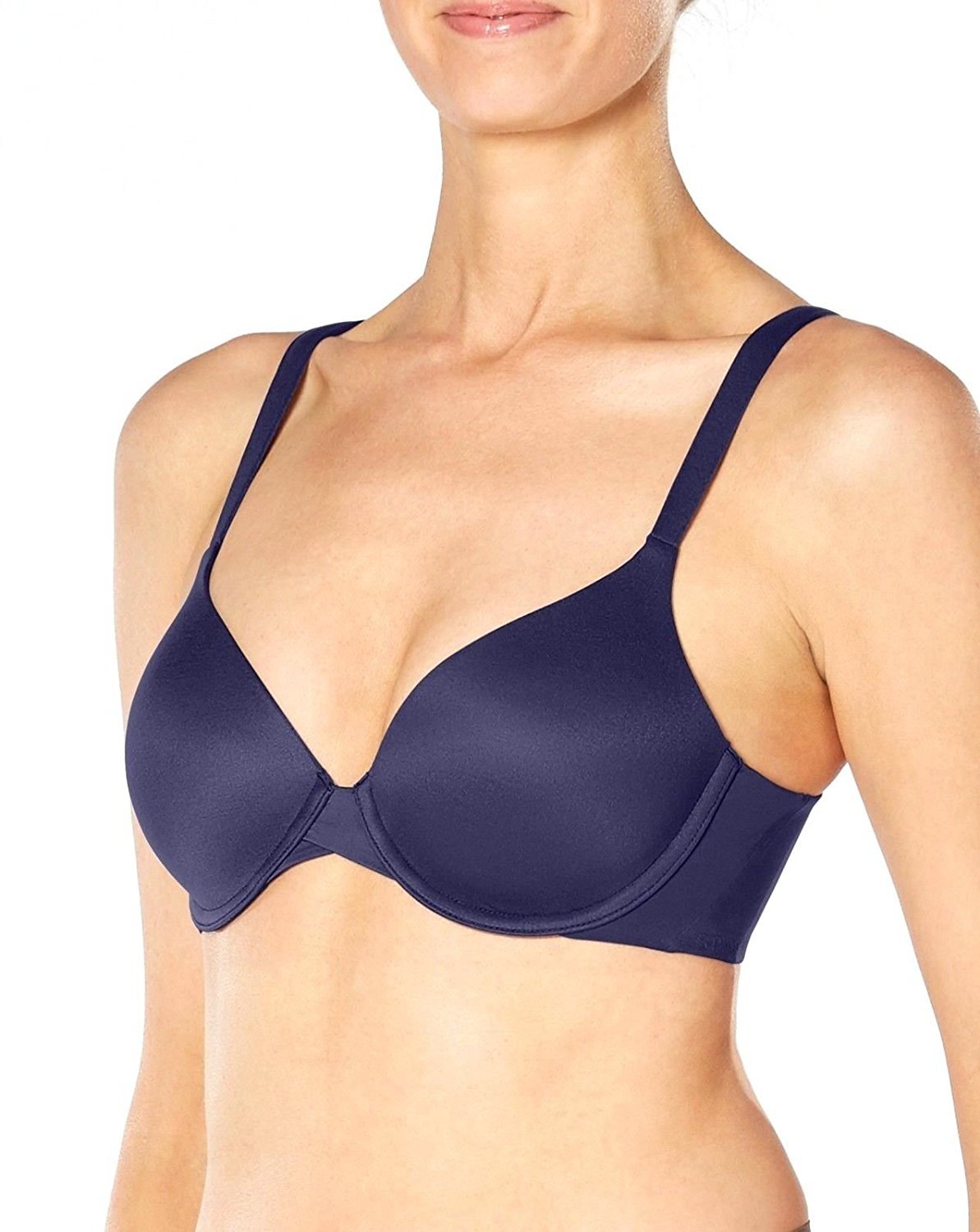 SPANX Lightly Lined Full Coverage Bra Midnight Navy 32D