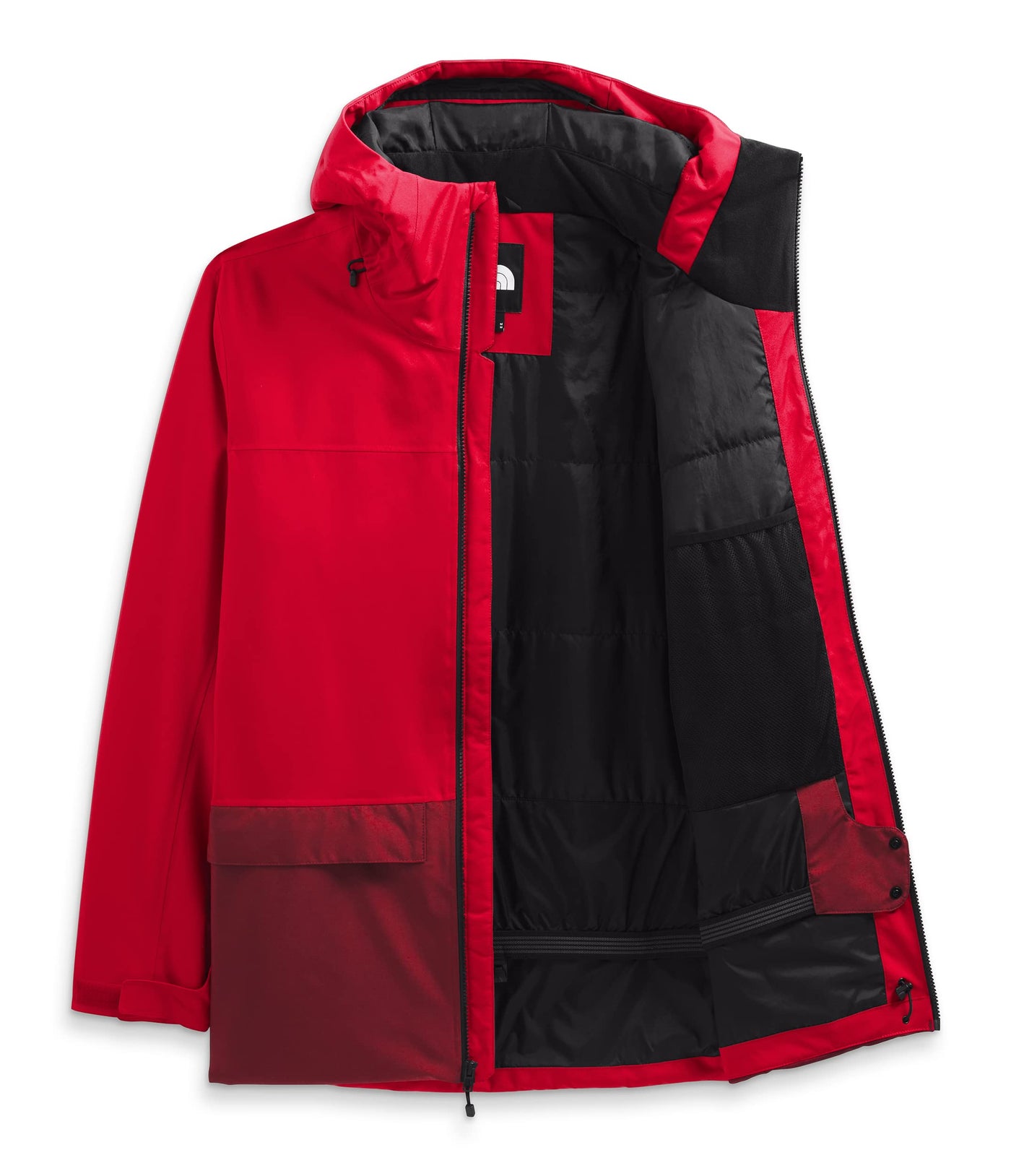 THE NORTH FACE Men's Sickline Insulated Ski Jacket, TNF Red/Cordovan, Small