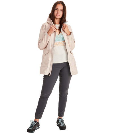 Women's Ashbury PreCip Eco Jacket-Mandarin Mist-Medium