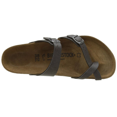 Birkenstock Womens Mayari Birko-Flor Flip Flop Summer Sandals - Anthracite -7-7.5