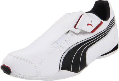 PUMA Men's Redon Move Sneaker, White/Black/Ribbon Red, 9.5 D US