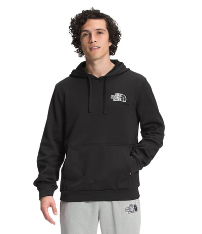 THE NORTH FACE Men's Exploration Fleece Pullover Hoodie, TNF Black, X-Large