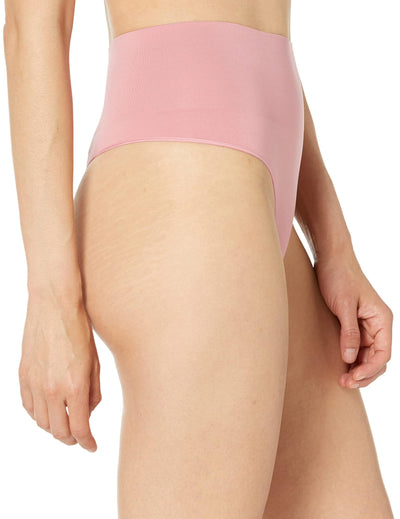 SPANX EcoCare Seamless Shaping Thong - Sculpting with Compression - Women's Shapewear Underwear - Recycled Nylon Fabric Blend X-Small Ballet Rouge