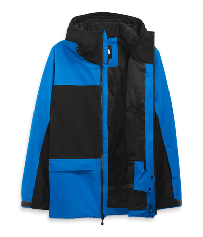 THE NORTH FACE Men's Sickline Insulated Ski Jacket, Hero Blue/TNF Black, XX-Large