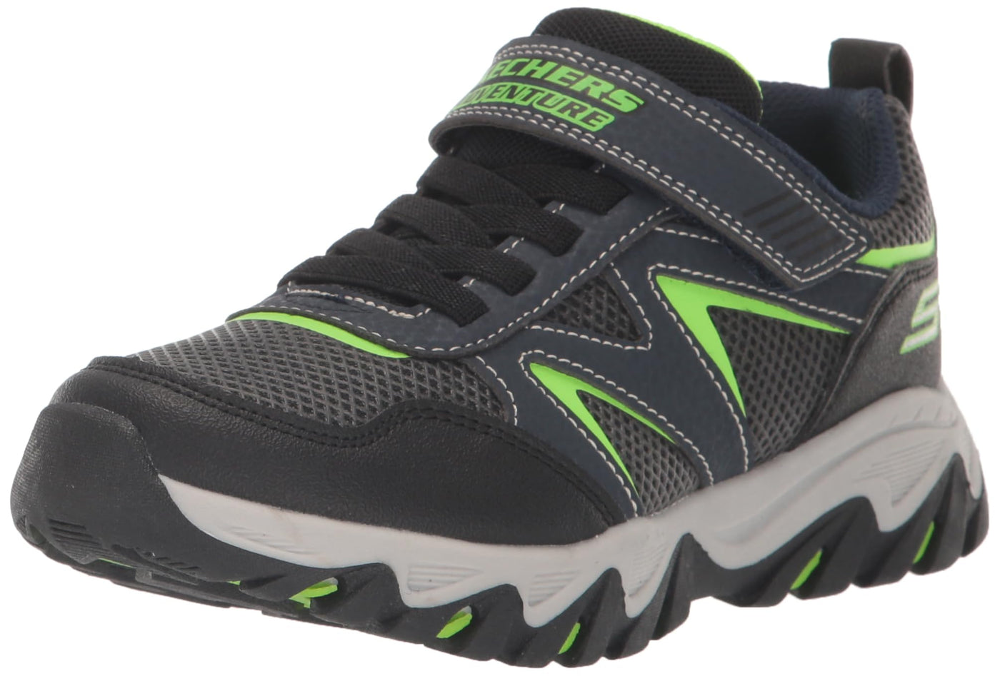 Skechers Kids Rugged Ranger Sneaker, Navy/Lime, 10.5 US Unisex Little Kid