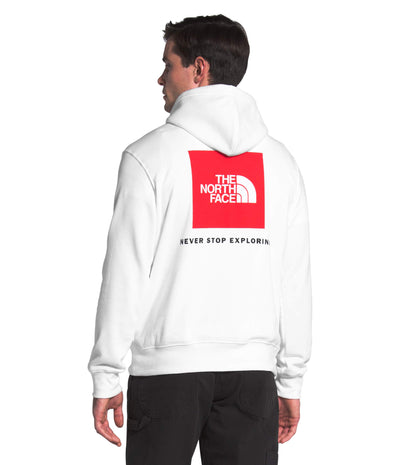 THE NORTH FACE Men's Box NSE Pullover Hoodie, TNF White/TNF Red, XX-Large