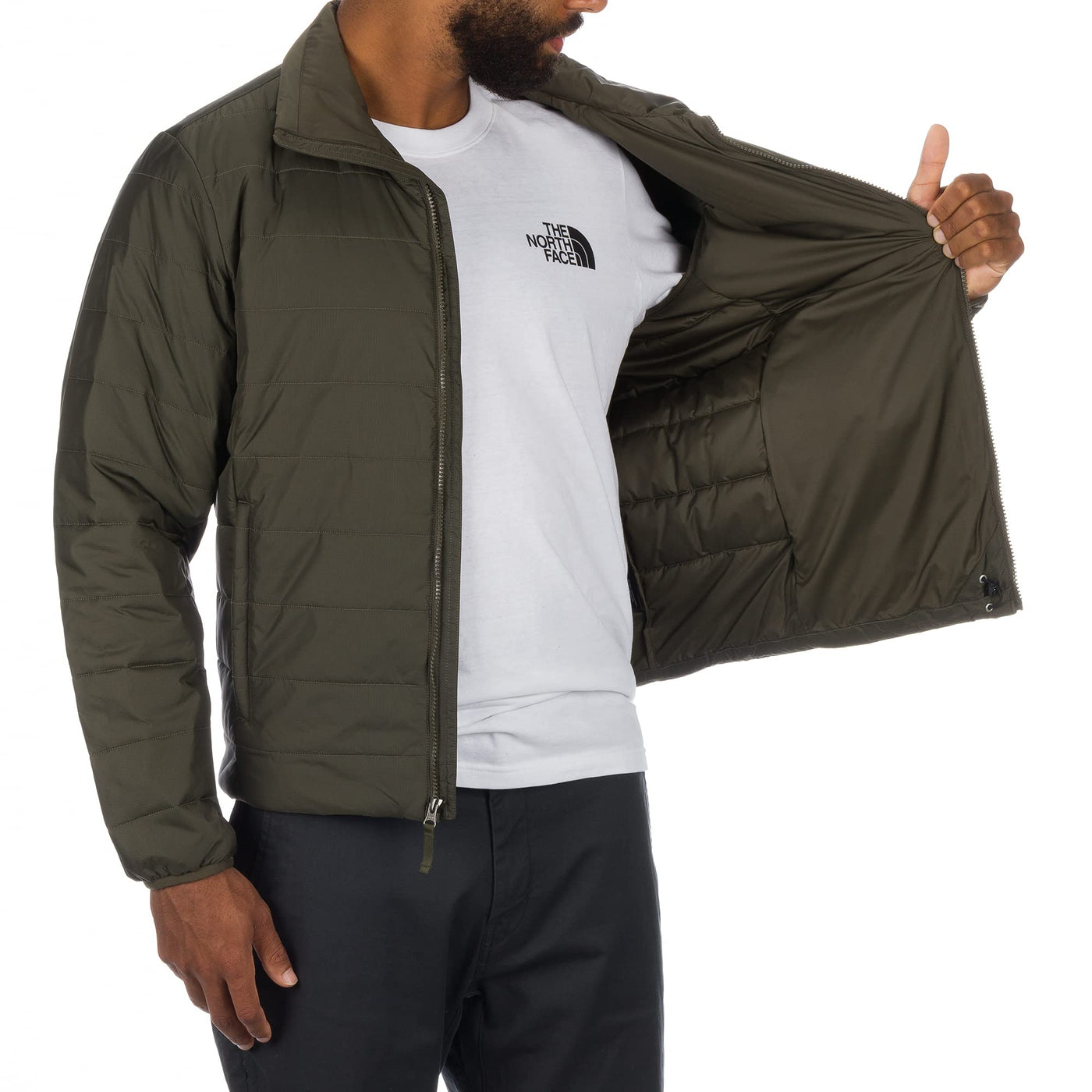 THE NORTH FACE Flare Mens Fleece New Taupe Green M