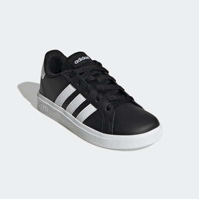 adidas Kids' Grand Court 2.0 Tennis Shoe 3.5 Big Kid Black/White/Black