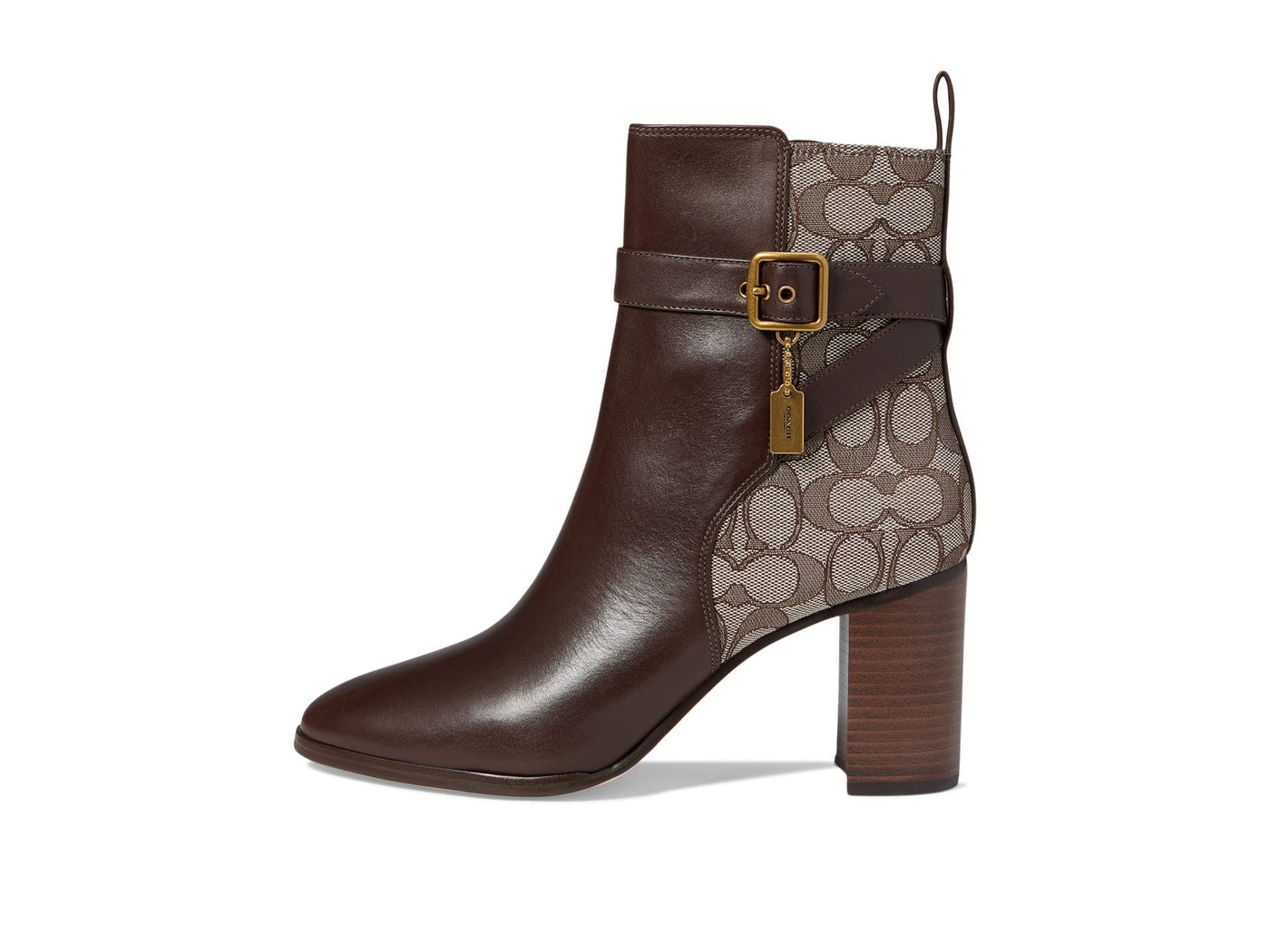 Coach Olivia Jacquard Bootie Oak/Maple 6.5 B (M)