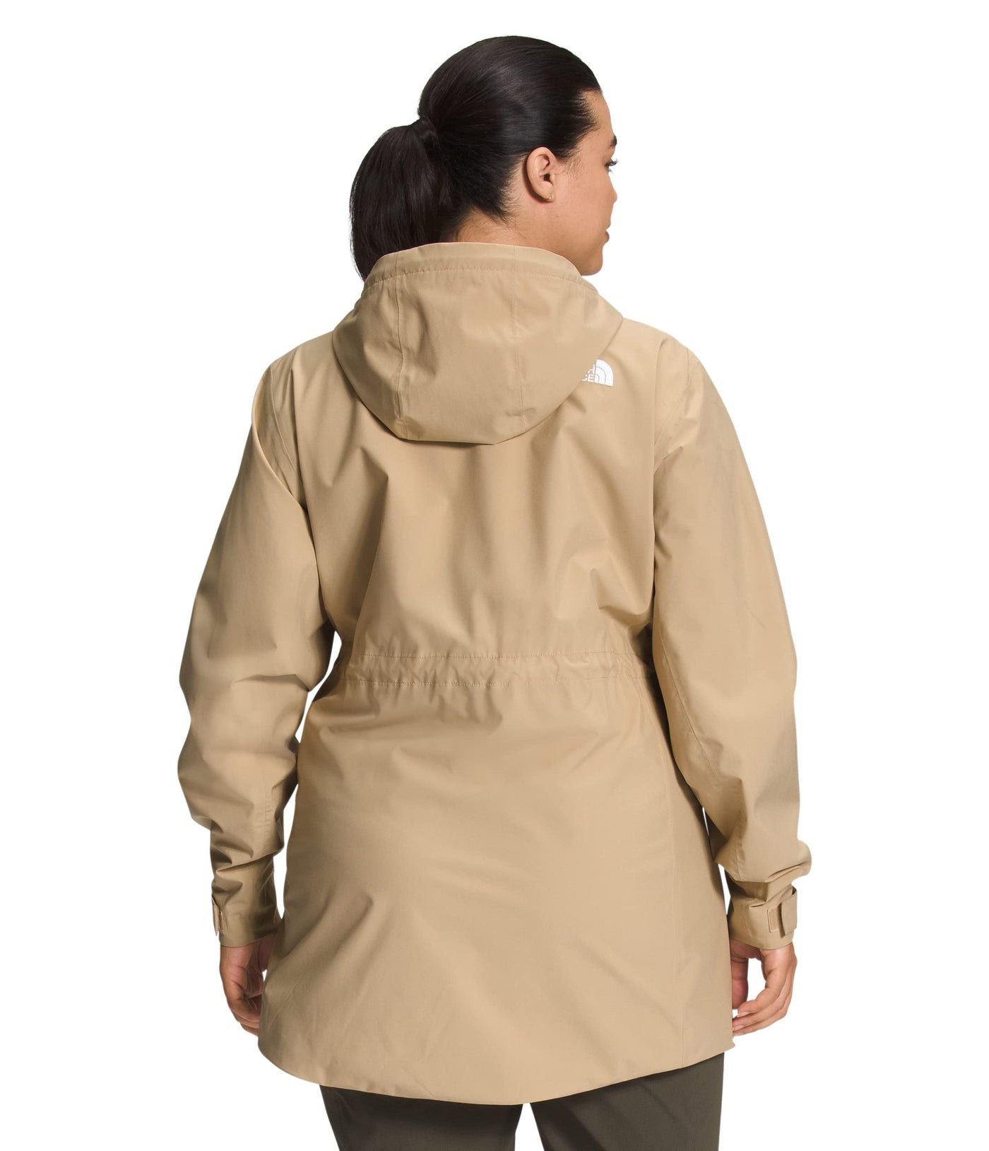 THE NORTH FACE Plus Size City Breeze Rain Jacket Khaki Stone 2X