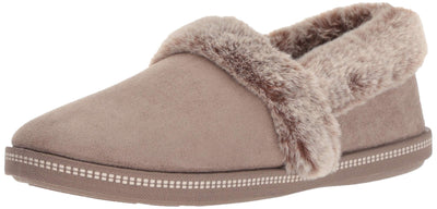 Skechers Women's Cozy Campfire-Team Toasty Slipper, Dark Taupe, 9.5