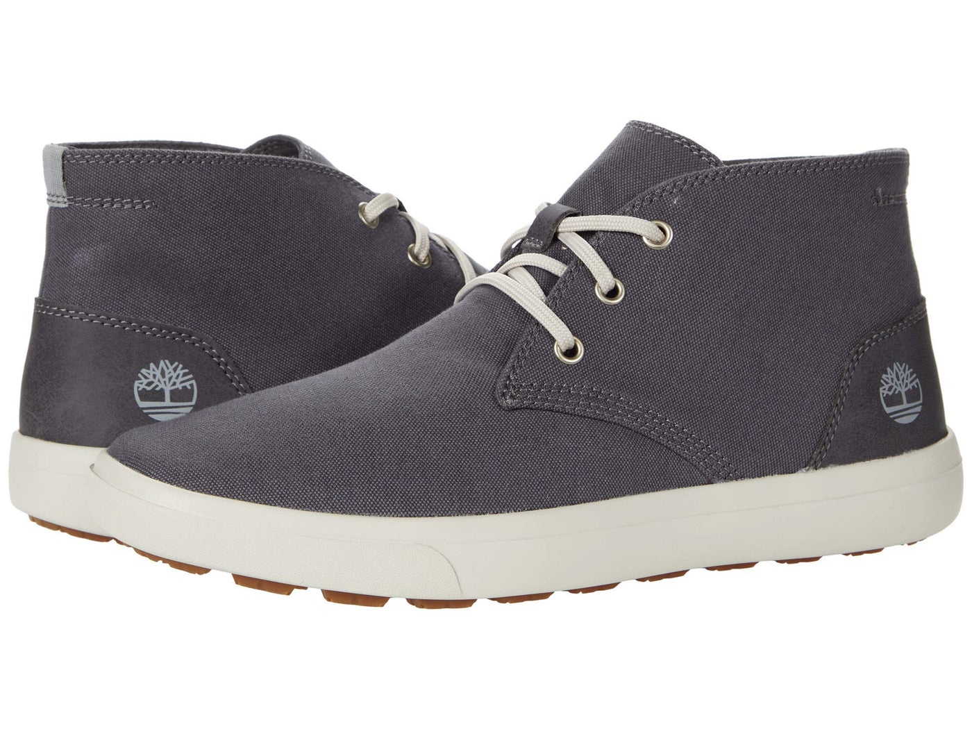 Timberland Men's Ashwood Park Fabric Ek+ Desert Boot Chukka, Dark Grey Canvas, 9