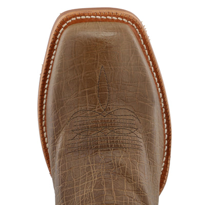 Twisted X Men's 16" Buckaroo, Wide Square Toe, Crazy Horse Taupe & Crazy Horse Taupe, 9.5 EE