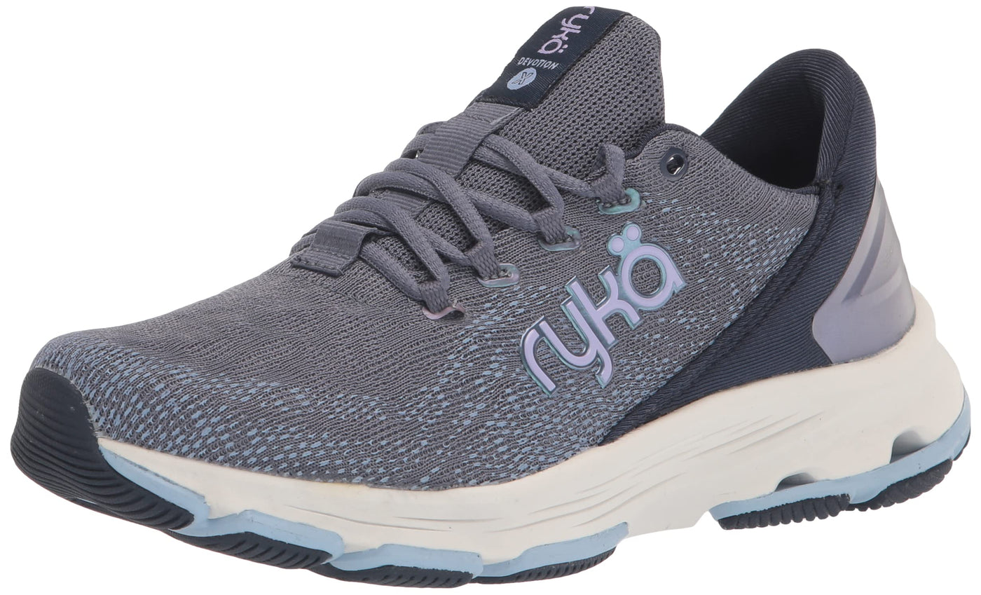 Ryka Women's, Devotion X Walking Shoe 8.5 Wide Folk Blue