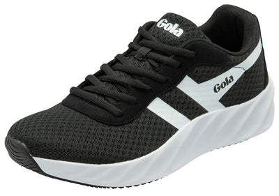 Gola Men's Road Running Shoe, Black White, 10