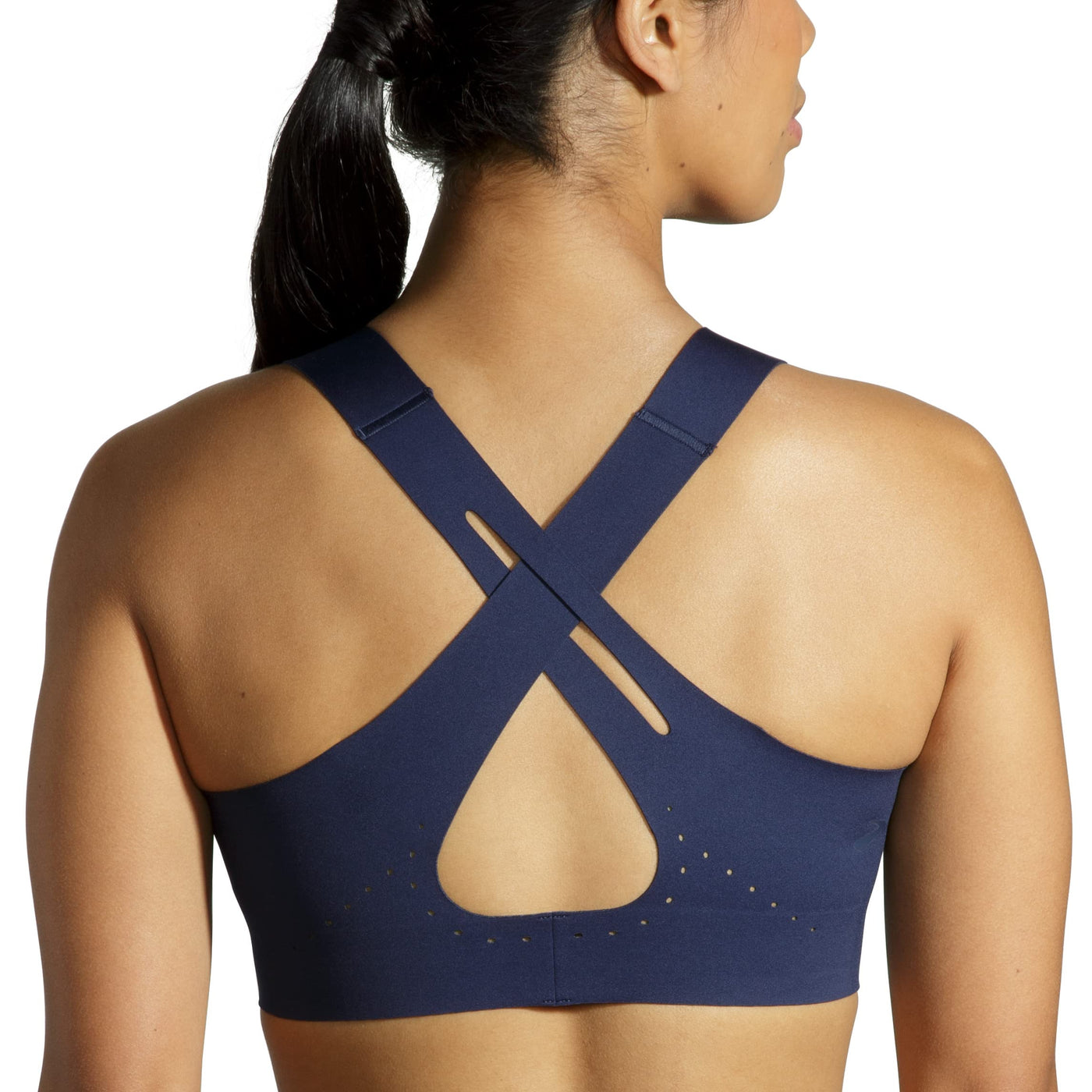 Brooks Women's Crossback 2.0 Sports Bra for Running, Workouts & Sports 38A/B Navy