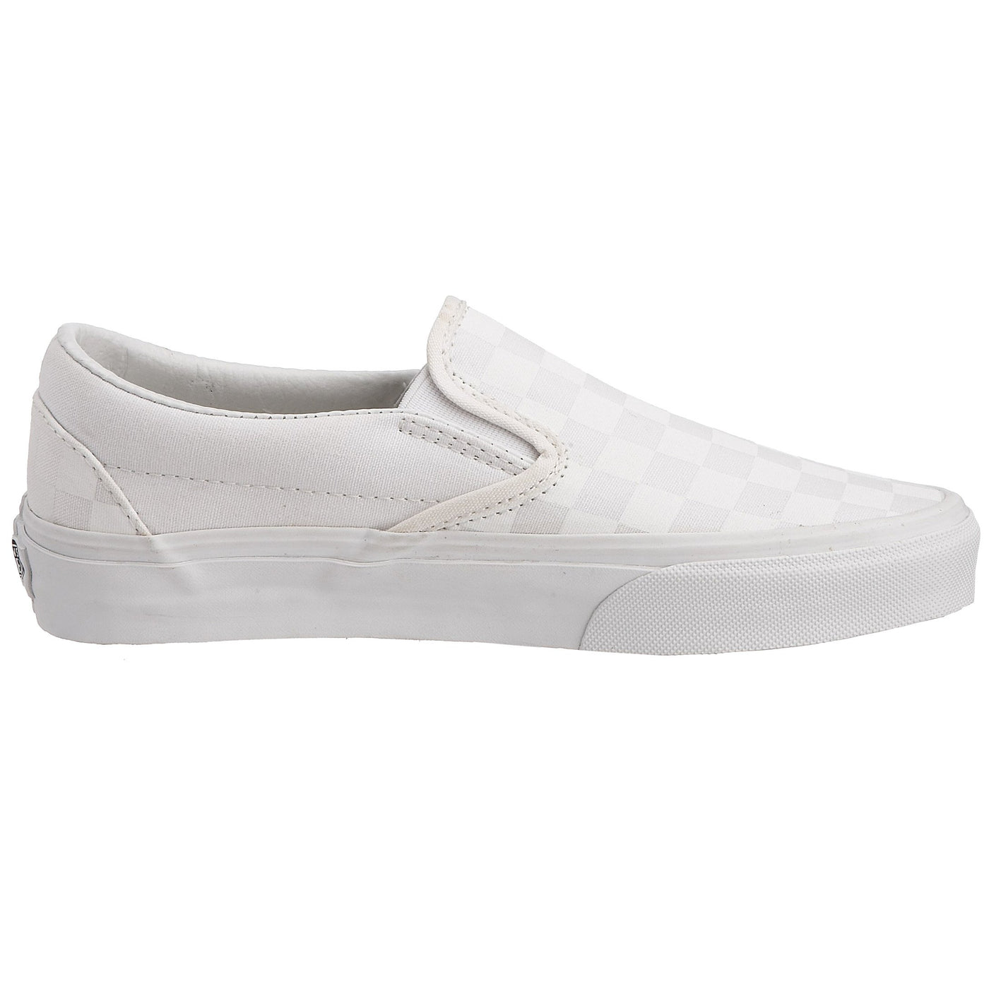 Vans Mens Canvas Skate Slip-On Sneakers White 9.5 Medium (D)