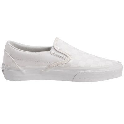 Vans Mens Canvas Skate Slip-On Sneakers White 9.5 Medium (D)